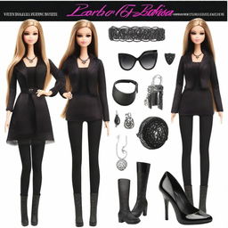 Create a Barbie doll inspired by Elena Gilbert from The Vampire Diaries