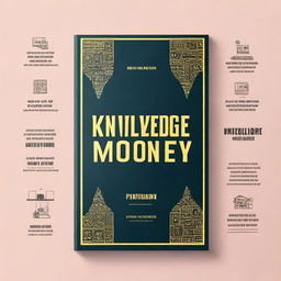 Create a book cover titled 'Knowledge Money' by Pelumi Jacobs