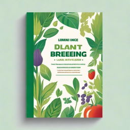 A vibrant and educational book cover on Plant Breeding and Improvement