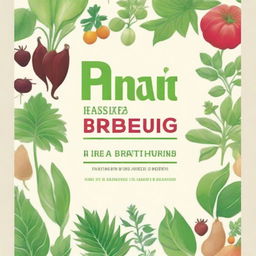 A vibrant and educational book cover on Plant Breeding and Improvement