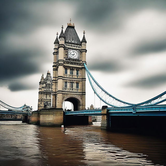 Create a film poster for 'The Flood: London'