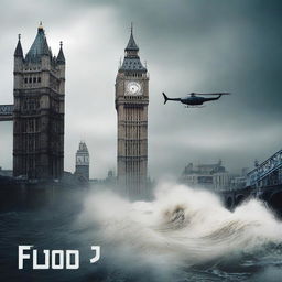 Create a film poster for 'The Flood'