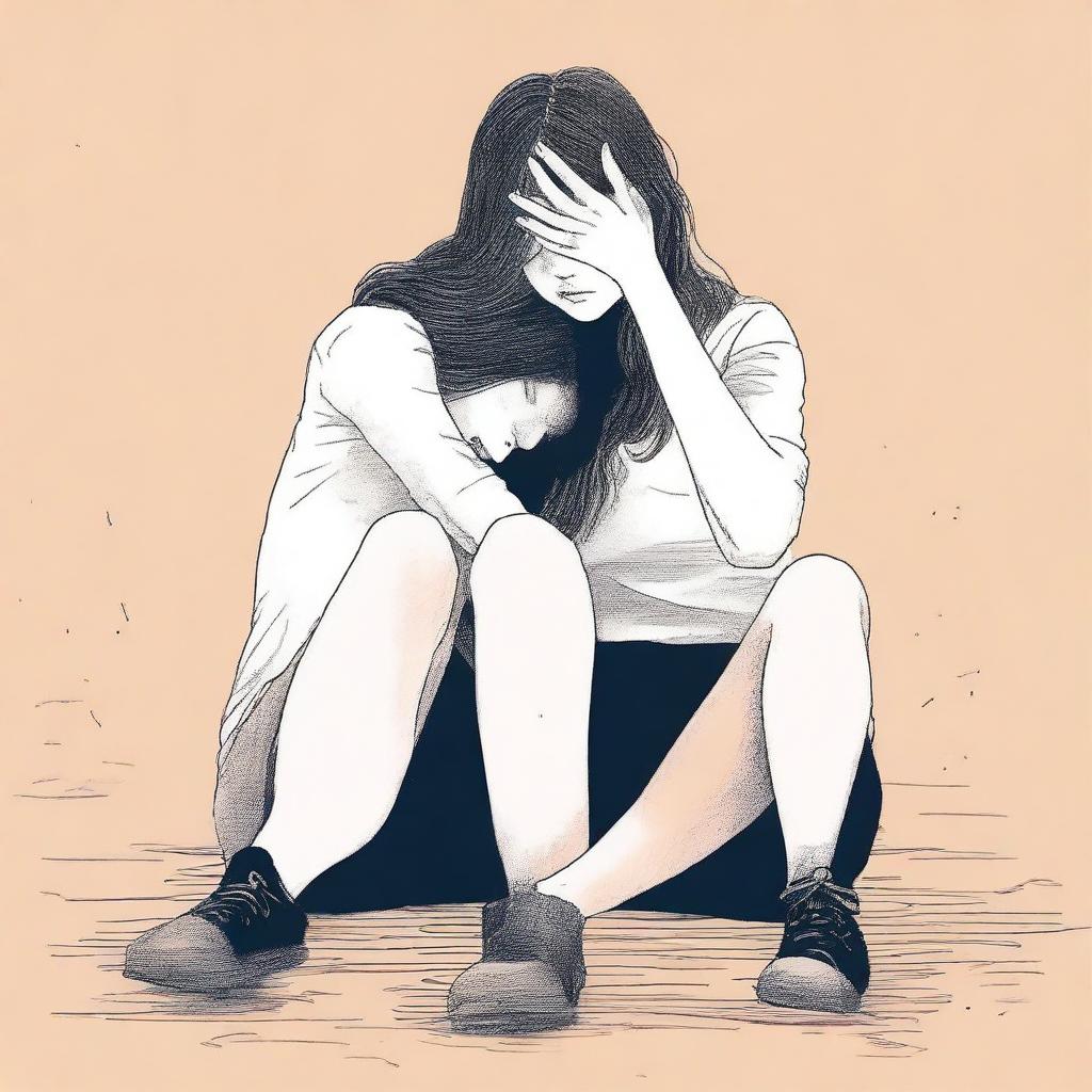 Design a book cover for a story about two girls who form a bond over their struggles with self-harm