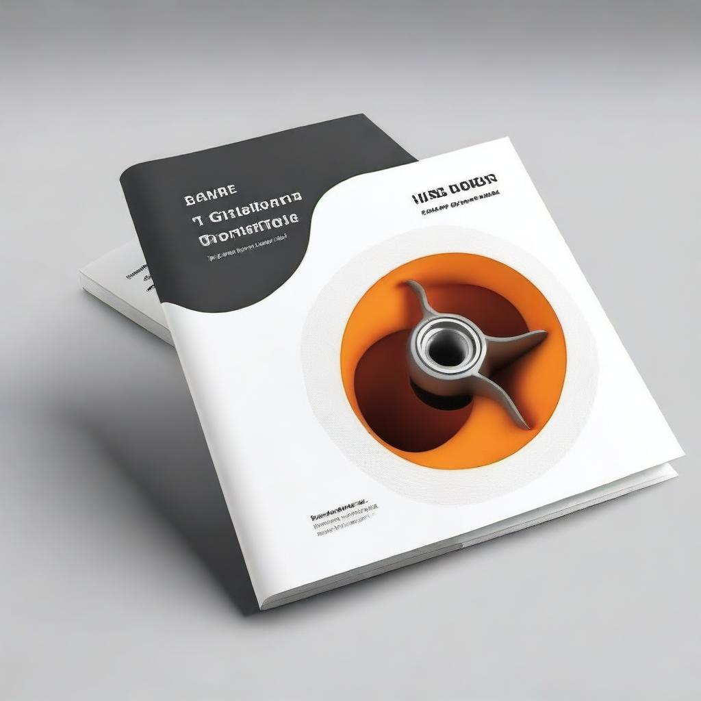 Create a book cover featuring the impeller of a pump