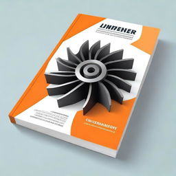 Create a book cover featuring the impeller of a pump