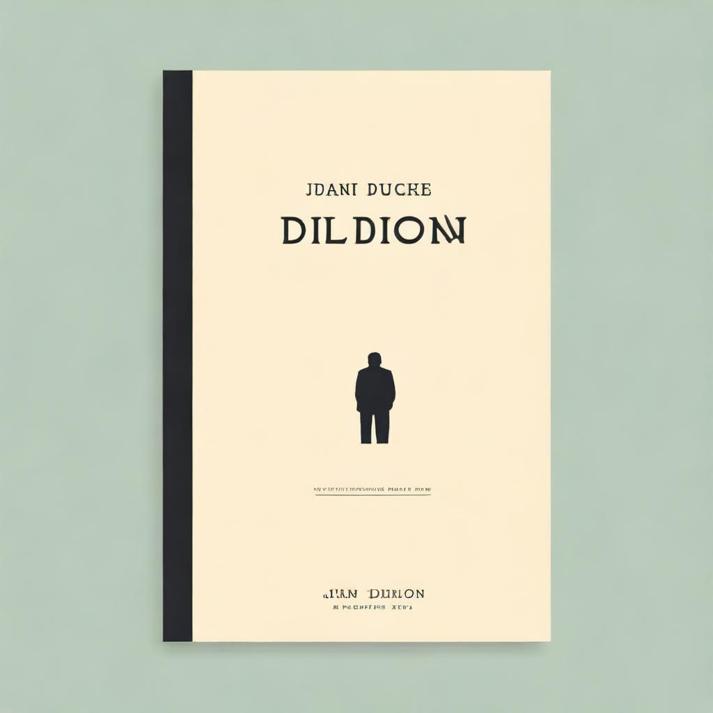 Create a book cover for a non-fiction book titled 'The Fatal Touch' by Joan Didion