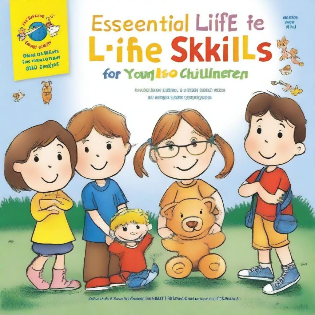 Create a book cover for 'Essential Life Skills for Young Children (2 to 6 yrs of age)