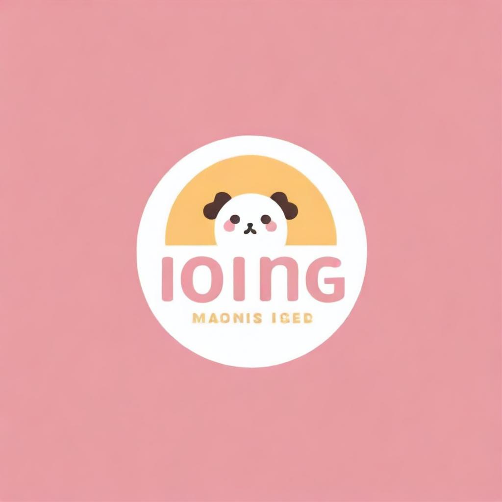 Create a cute clothing logo featuring playful and charming elements