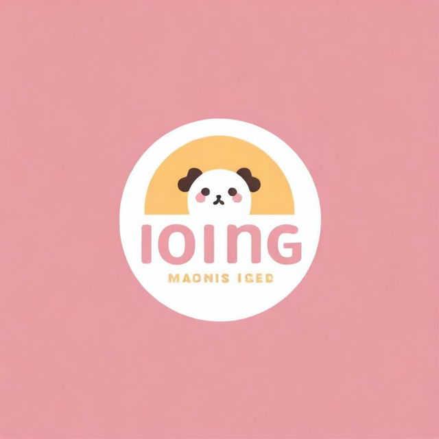 Create a cute clothing logo featuring playful and charming elements