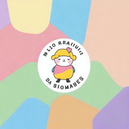 Create a cute clothing logo featuring playful and charming elements