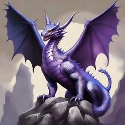 Create a book cover depicting a dragon with pewter scales, large teeth, and super big wings