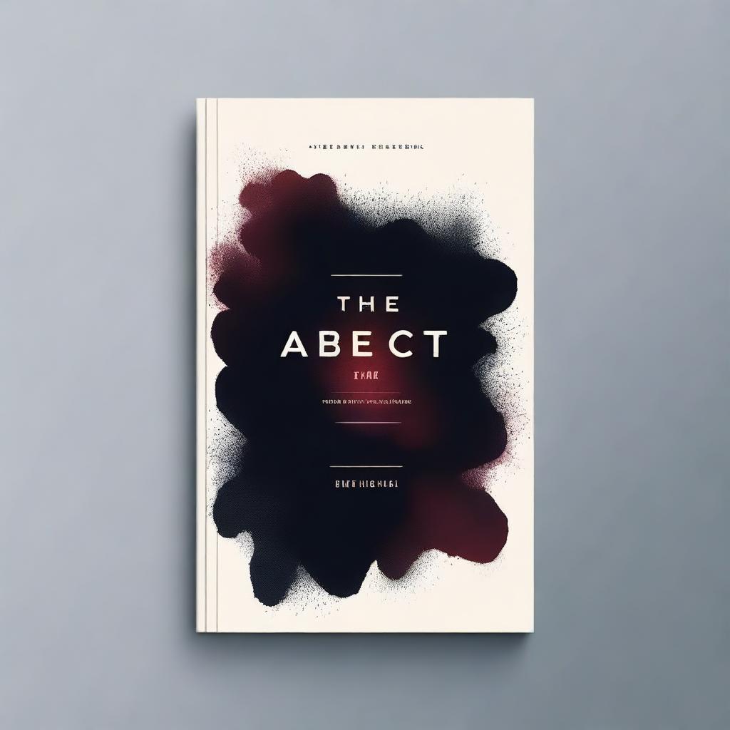 Create a book cover design featuring the concept of 'the abject'