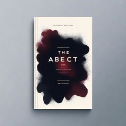 Create a book cover design featuring the concept of 'the abject'