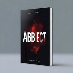 Create a book cover design featuring the concept of 'the abject'