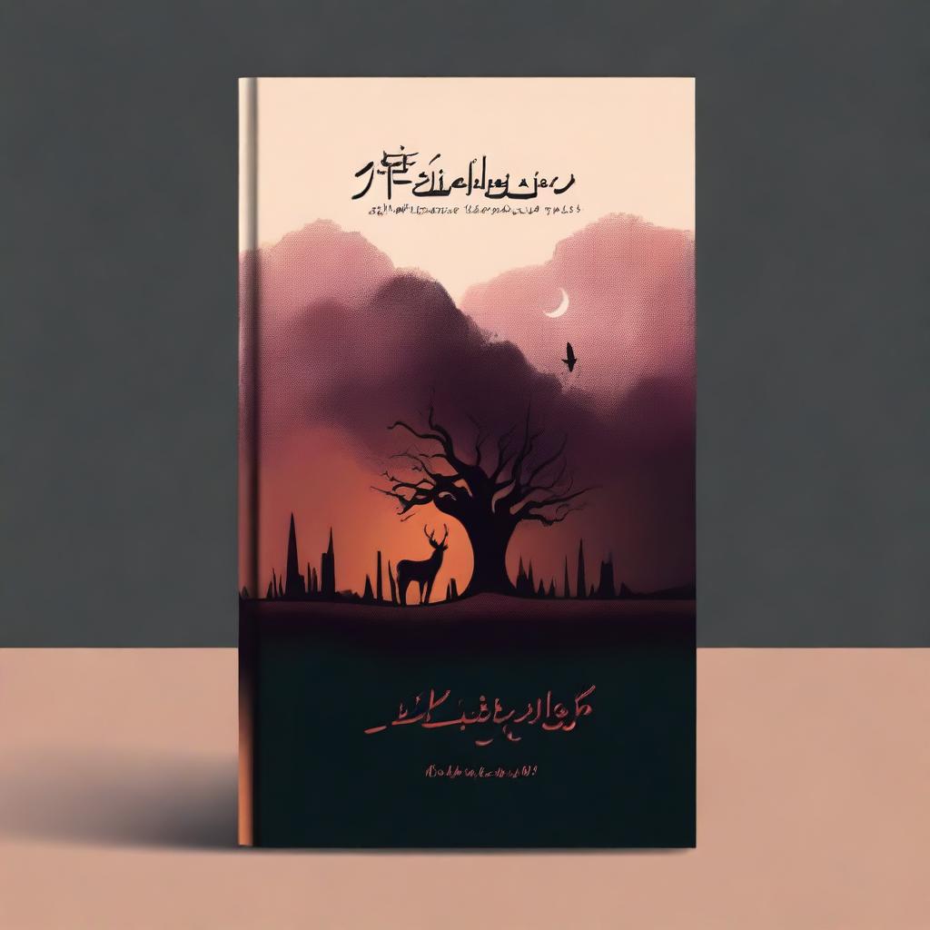 Design a book cover for a book entitled 'قوى الرعب: دراسة عن الدناءة' with the translator 'د