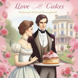 A cover page for a book titled 'Love & Cakes'