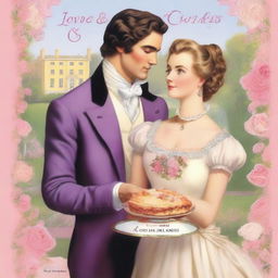 A cover page for a book titled 'Love & Cakes'