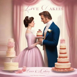 A cover page for a book titled 'Love & Cakes'