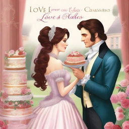 A cover page for a book titled 'Love & Cakes'