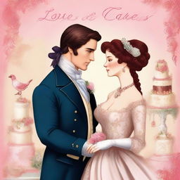 A cover page for a book titled 'Love & Cakes'