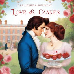 A cover page for a book titled 'Love & Cakes'