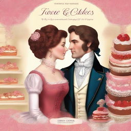 A cover page for a book titled 'Love & Cakes'