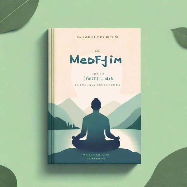 A captivating book cover design for a self-help series focused on meditation and mindfulness