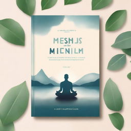 A captivating book cover design for a self-help series focused on meditation and mindfulness