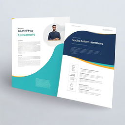 Create a front page design for a presentation