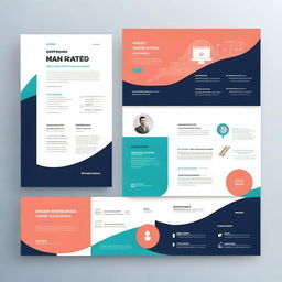 Create a front page design for a presentation