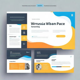 Create a front page design for a presentation