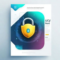 Design a front page image for a Cyber Security topic