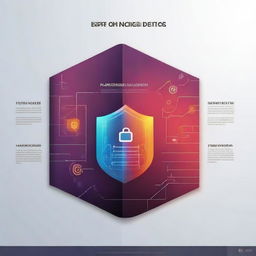 Design a front page image for a Cyber Security topic