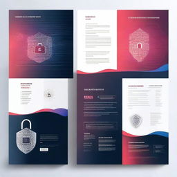 Design a front page image for a Cyber Security topic