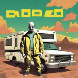 Create a rap cover album inspired by the series Breaking Bad