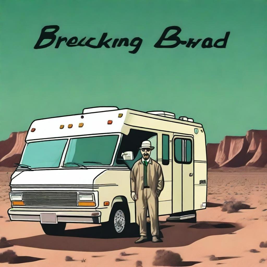 Create a rap cover album inspired by the series Breaking Bad