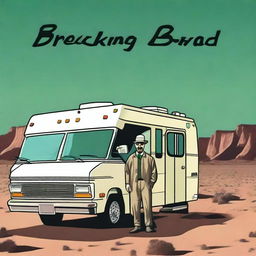 Create a rap cover album inspired by the series Breaking Bad