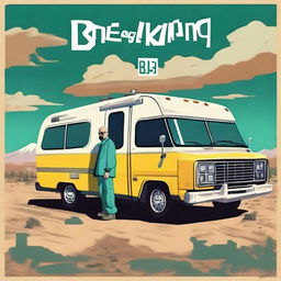 Create a rap cover album inspired by the series Breaking Bad