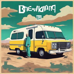 Create a rap cover album inspired by the series Breaking Bad