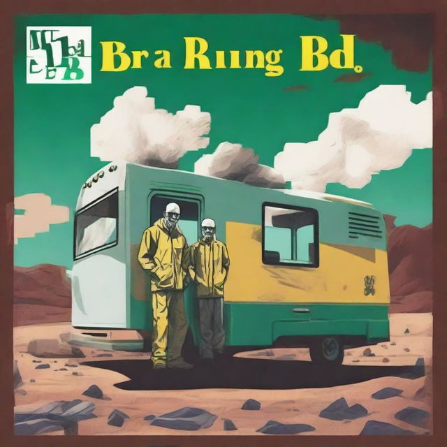 Create a rap cover album inspired by the series Breaking Bad