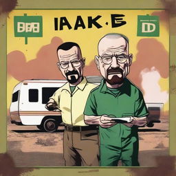 Create a rap cover album inspired by the series Breaking Bad