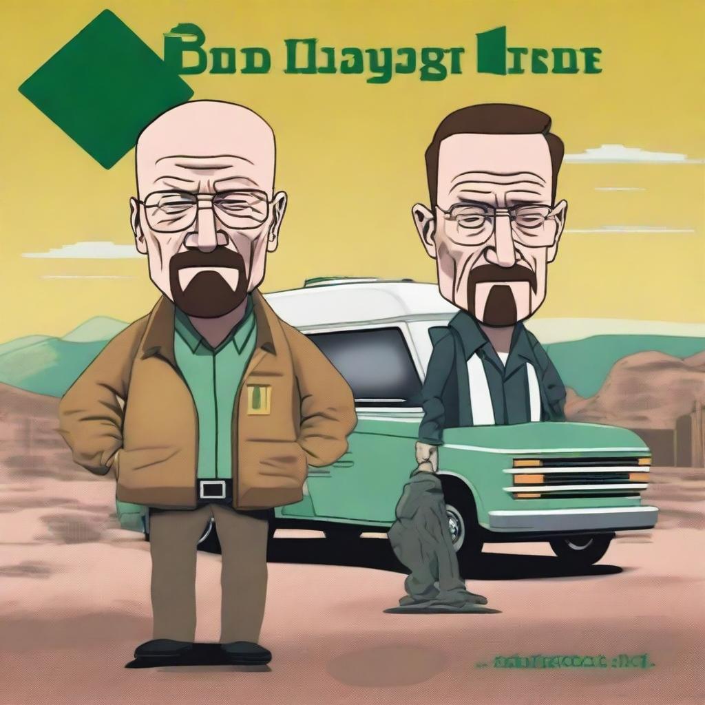 Create a rap cover album inspired by the series Breaking Bad