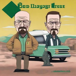 Create a rap cover album inspired by the series Breaking Bad