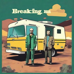 Create a rap cover album inspired by the series Breaking Bad