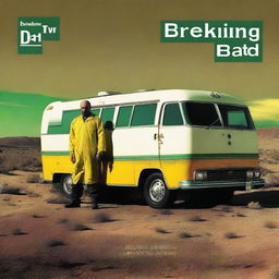 Create an album cover inspired by the TV show Breaking Bad