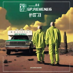 Create an album cover inspired by the TV show Breaking Bad