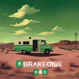 Create an album cover inspired by the TV show Breaking Bad