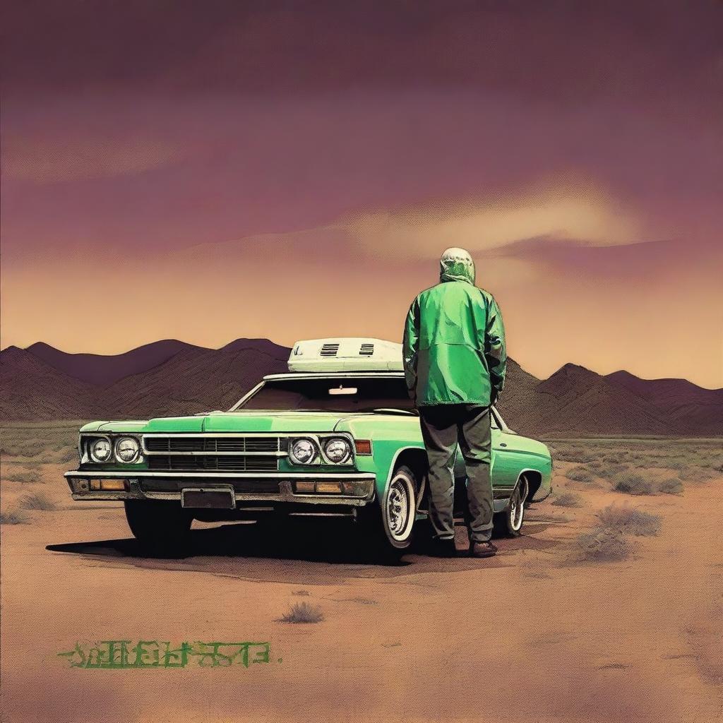 Create an album cover inspired by the TV show Breaking Bad