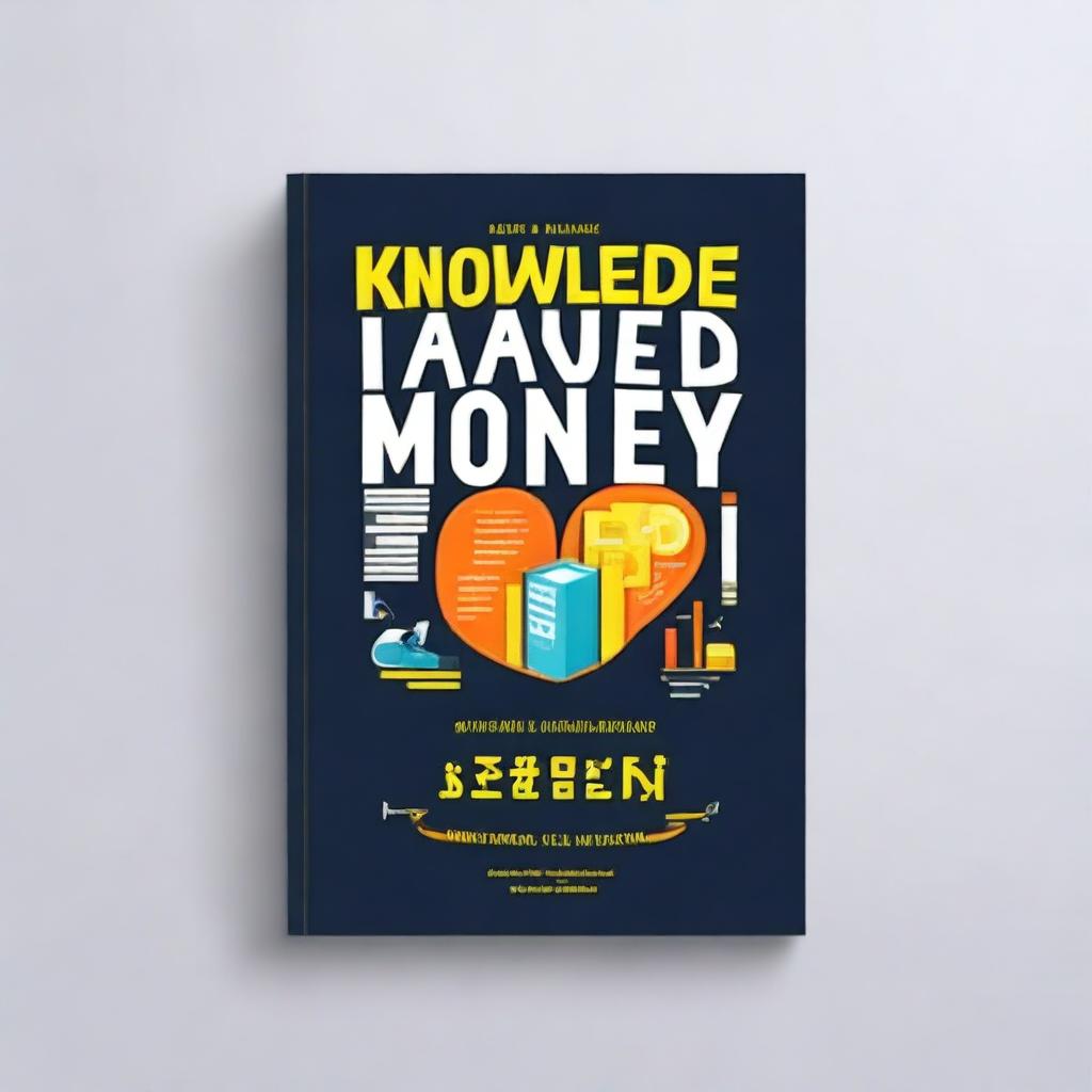 Create a book cover titled 'Knowledge Money' by Pelumi Jacobs