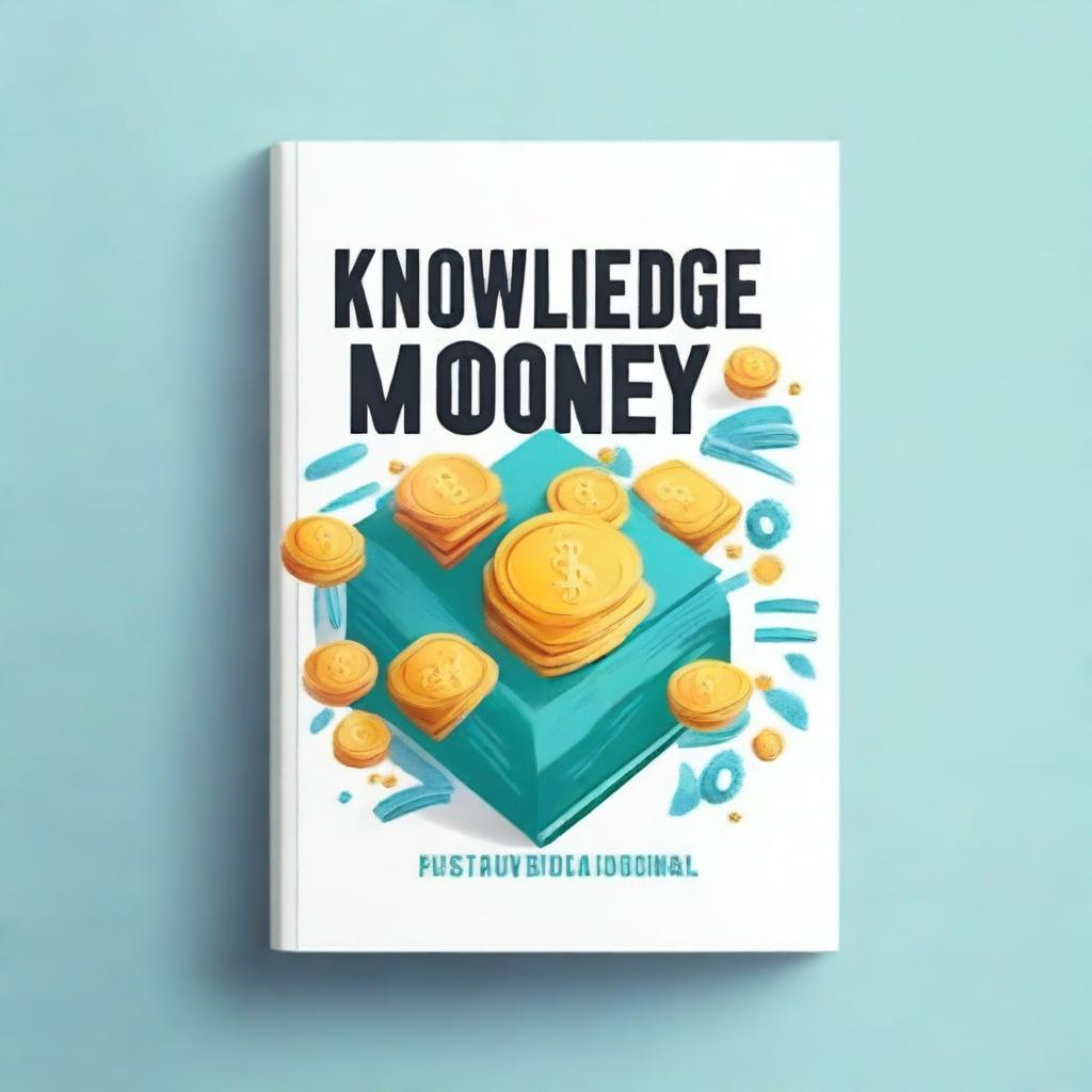 Create a book cover titled 'Knowledge Money' by Pelumi Jacobs